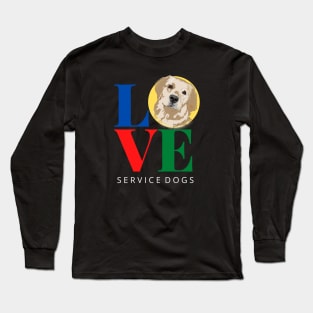 Love Service Dogs Dark Long Sleeve T-Shirt